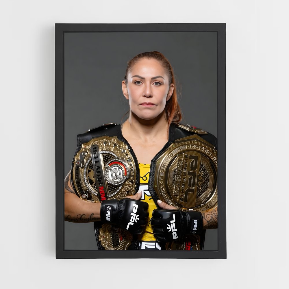 Poster Queen of the Cage – affiche MMA (vue 2)